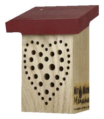 Wildbienenhaus "Herz"
