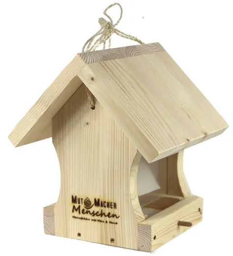 Bausatz Vogelfutterhaus Natur